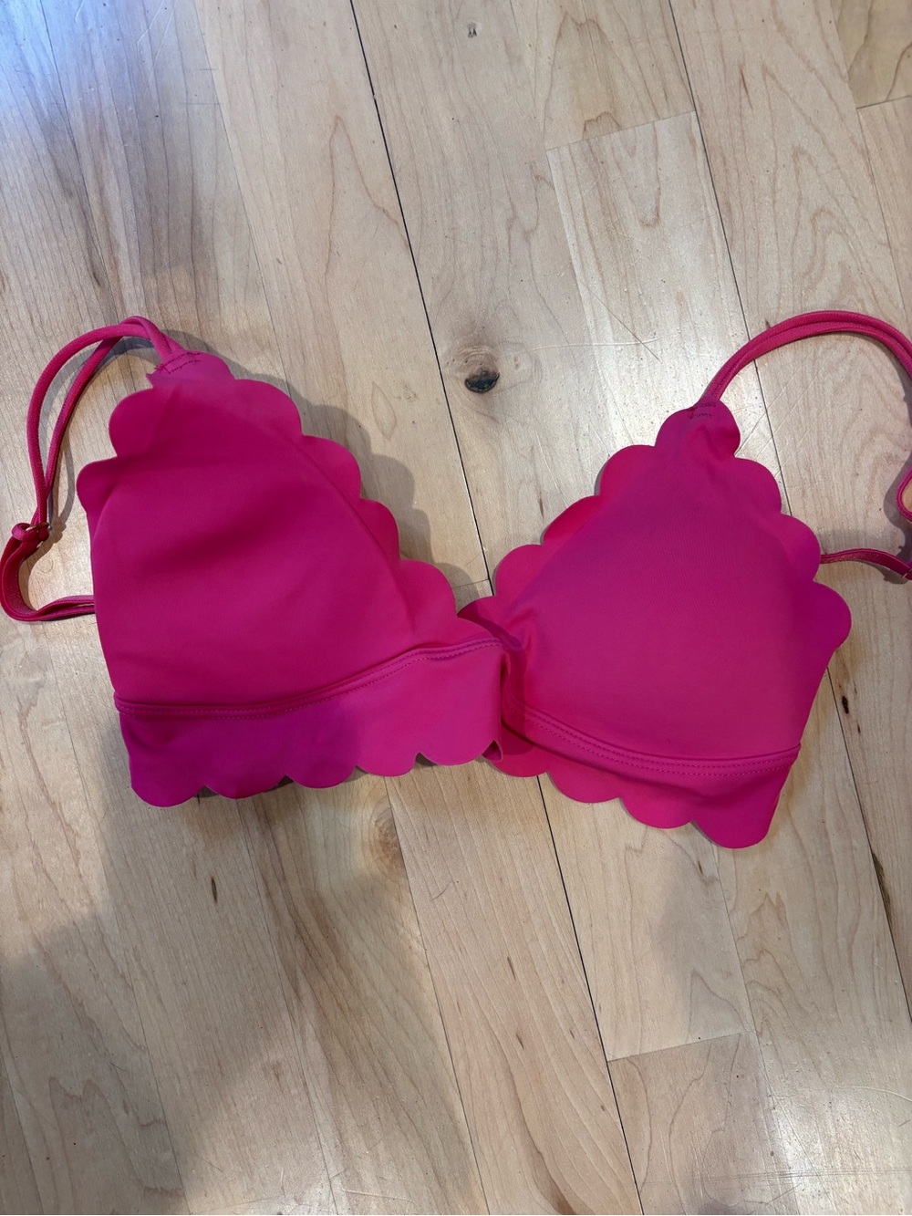 Anthropologie XS Scalloped Bralette